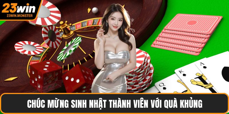 Chúc mừng sinh nhật thành viên với quà khủng
