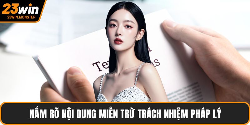 Nắm rõ nội dung miễn trừ trách nhiệm pháp lý